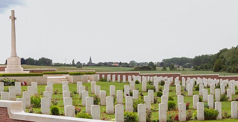 In northern France, the fallen are honoured